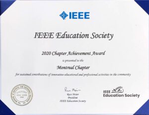 2020 Chapter Achievement Award