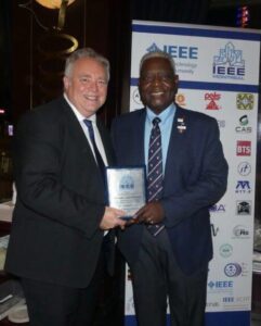 Rob Anderson, President IEEE Canada and Dr Hamadou Saliah-Hassane